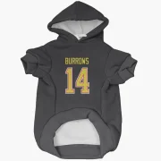 Alex Burrows Vancouver Canucks  Dog & Cat Pet Hoodie - Black