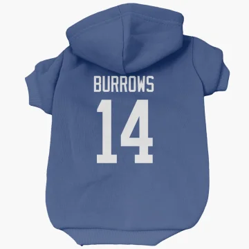 Alex Burrows Vancouver Canucks  Dog & Cat Pet Hoodie - Blue