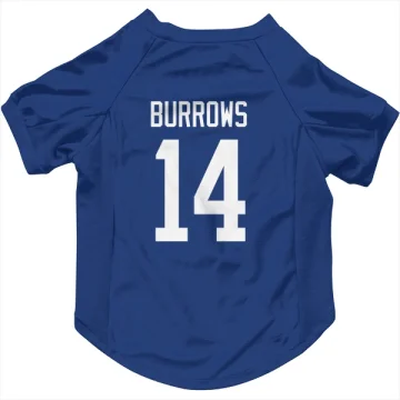 Alex Burrows Vancouver Canucks  Dog & Cat Pet Jersey - Blue