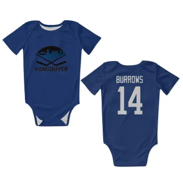 Alex Burrows Vancouver Canucks  Infant & Newborn Bodysuit  - Blue