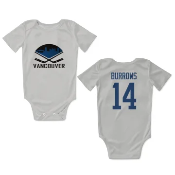 Alex Burrows Vancouver Canucks  Infant & Newborn Bodysuit  - White