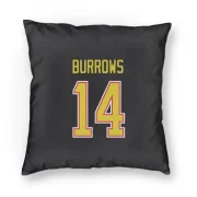 Alex Burrows Vancouver Canucks  Pillow Cover (18 X 18) - Black