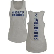 Alex Burrows Women's Vancouver Canucks Branded Backer Tank Top - Ash