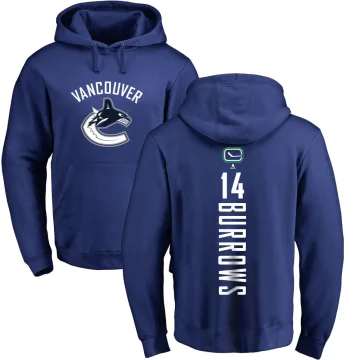 Alex Burrows Youth Vancouver Canucks Branded Backer Pullover Hoodie Royal