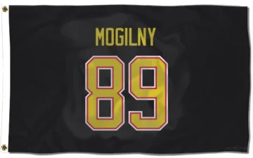 Alexander Mogilny Vancouver Canucks  Flag (3 X 5) - Black