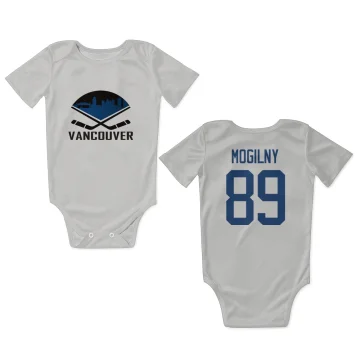 Alexander Mogilny Vancouver Canucks  Infant & Newborn Bodysuit  - White