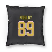 Alexander Mogilny Vancouver Canucks  Pillow Cover (18 X 18) - Black