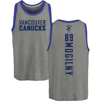 Alexander Mogilny Men's Vancouver Canucks Branded Backer Tank Top - Ash