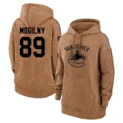 Alexander Mogilny Women's Vancouver Canucks 2023 Salute to Service Pullover Hoodie Brown