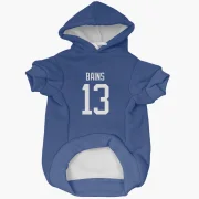 Arshdeep Bains Vancouver Canucks  Dog & Cat Pet Hoodie - Blue