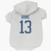 Arshdeep Bains Vancouver Canucks  Dog & Cat Pet Hoodie - White