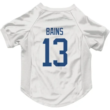 Arshdeep Bains Vancouver Canucks  Dog & Cat Pet Jersey - White