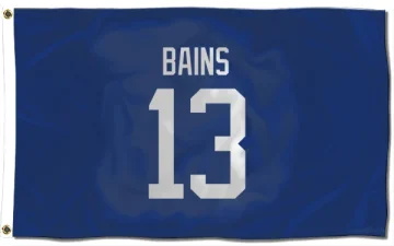 Arshdeep Bains Vancouver Canucks  Flag (3 X 5) - Blue