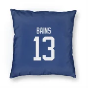 Arshdeep Bains Vancouver Canucks  Pillow Cover (18 X 18) - Blue