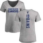 Arshdeep Bains Women's Vancouver Canucks Backer T-Shirt - Ash