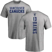 Arshdeep Bains Youth Vancouver Canucks Backer T-Shirt - Ash