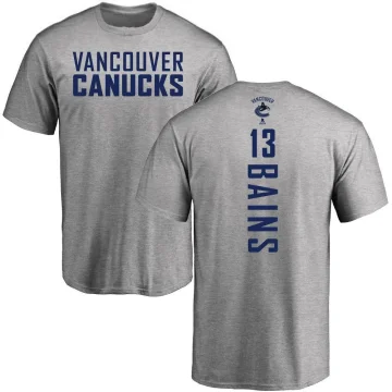 Arshdeep Bains Youth Vancouver Canucks Backer T-Shirt - Ash