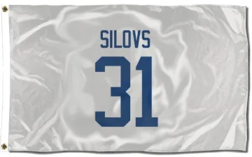 Arturs Silovs Vancouver Canucks  Flag (3 X 5) - White