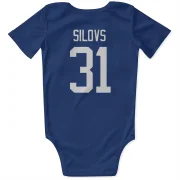 Arturs Silovs Vancouver Canucks  Infant & Newborn Bodysuit - Blue