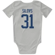 Arturs Silovs Vancouver Canucks  Infant & Newborn Bodysuit - White