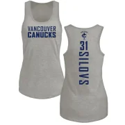 Arturs Silovs Women's Vancouver Canucks Backer Tank Top - Ash