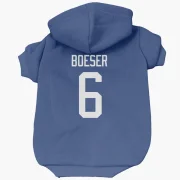 Brock Boeser Vancouver Canucks  Dog & Cat Pet Hoodie - Blue