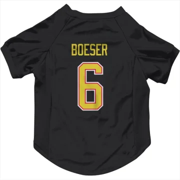 Brock Boeser Vancouver Canucks  Dog & Cat Pet Jersey - Black