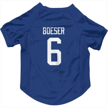 Brock Boeser Vancouver Canucks  Dog & Cat Pet Jersey - Blue