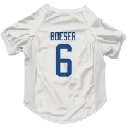 Brock Boeser Vancouver Canucks  Dog & Cat Pet Jersey - White