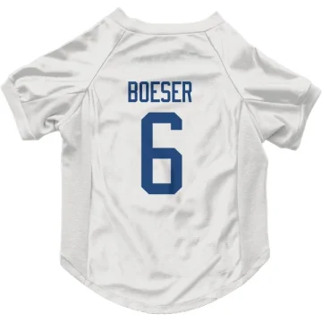 Brock Boeser Vancouver Canucks  Dog & Cat Pet Jersey - White