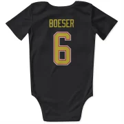 Brock Boeser Vancouver Canucks  Infant & Newborn Bodysuit  - Black