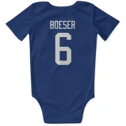 Brock Boeser Vancouver Canucks  Infant & Newborn Bodysuit  - Blue