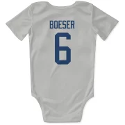 Brock Boeser Vancouver Canucks  Infant & Newborn Bodysuit  - White