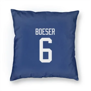 Brock Boeser Vancouver Canucks  Pillow Cover (18 X 18) - Blue