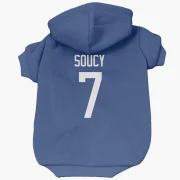 Carson Soucy Vancouver Canucks  Dog & Cat Pet Hoodie - Blue