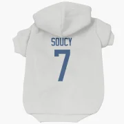 Carson Soucy Vancouver Canucks  Dog & Cat Pet Hoodie - White