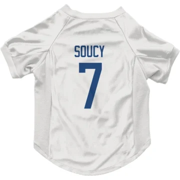 Carson Soucy Vancouver Canucks  Dog & Cat Pet Jersey - White