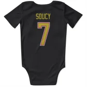 Carson Soucy Vancouver Canucks  Infant & Newborn Bodysuit - Black