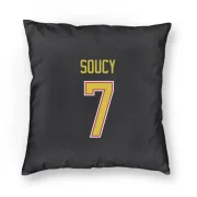 Carson Soucy Vancouver Canucks  Pillow Cover (18 X 18) - Black