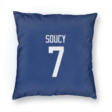 Carson Soucy Vancouver Canucks  Pillow Cover (18 X 18) - Blue