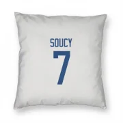 Carson Soucy Vancouver Canucks  Pillow Cover (18 X 18) - White