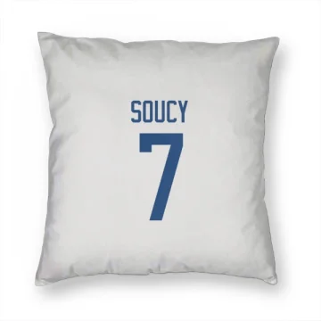 Carson Soucy Vancouver Canucks  Pillow Cover (18 X 18) - White