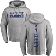 Carson Soucy Youth Vancouver Canucks Branded Ash Backer Pullover Hoodie