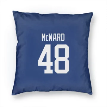 Cole McWard Vancouver Canucks  Pillow Cover (18 X 18) - Blue