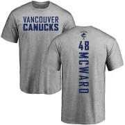 Cole McWard Men's Vancouver Canucks Backer T-Shirt - Ash