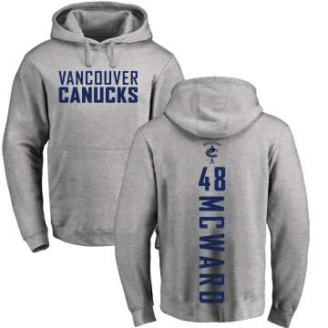 Cole McWard Men's Vancouver Canucks Branded Ash Backer Pullover Hoodie