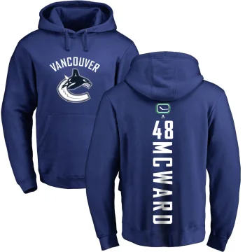 Cole McWard Men's Vancouver Canucks Branded Backer Pullover Hoodie Royal