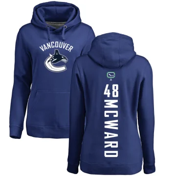 Cole McWard Women's Vancouver Canucks Branded Backer Pullover Hoodie Blue