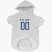 Custom Vancouver Canucks   Dog & Cat Pet Hoodie - White