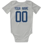 Custom Vancouver Canucks   Infant & Newborn Bodysuit  - White